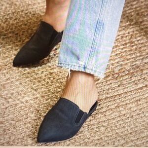 Jenni Kayne - oiled leather black mules - 37